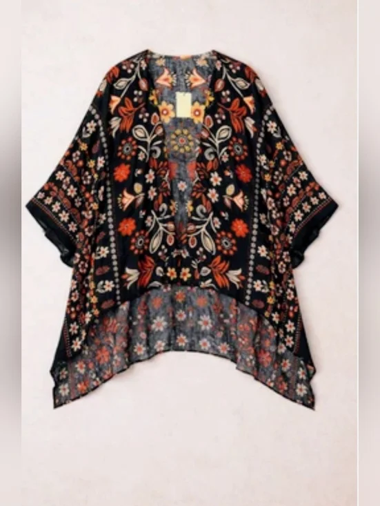 Easel All I Need Flowy Kimono - Picture 8 of 13